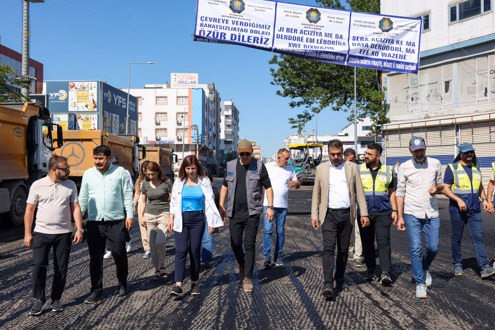 Diyarbakır’da Asfalt Sezonunun Startı Verildi