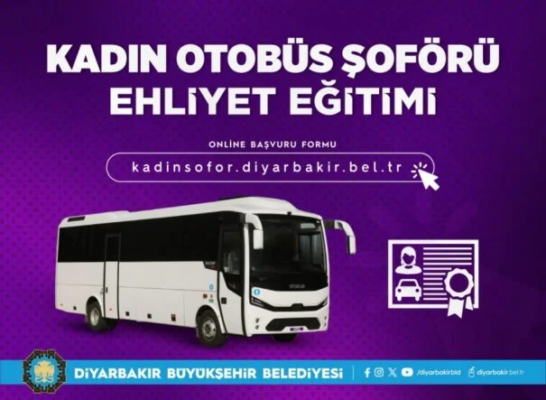 Diyarbakır Büyükşehir Belediyesi, Kadın Şoför Alımı Yapacak!