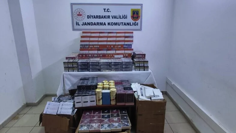 Diyarbakır’da Kaçakçılık Operasyonunda Milyonlarca Kaçak Ürün ele Geçirildi