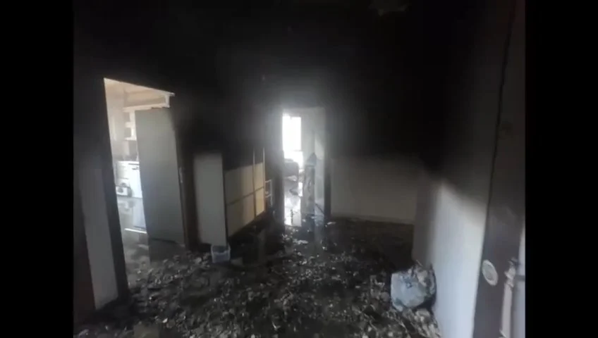 Ev Yangınında Yaşananlar İtfaiyecinin Kask Kamerasına Yansıdı