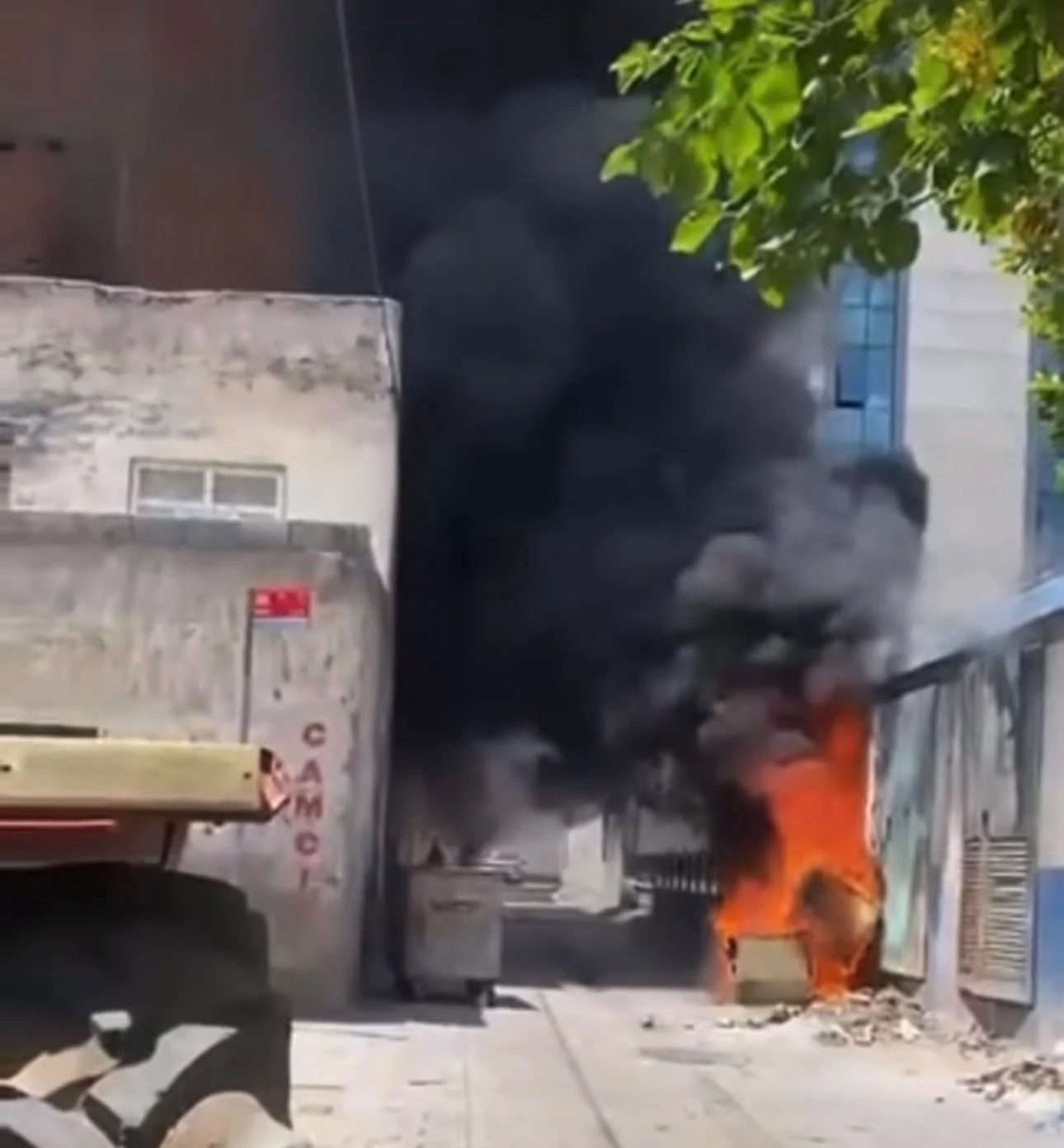 Diyarbakır’da Trafo Yangını Kamerada
